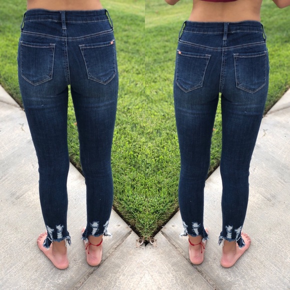 HP Ankle destroyed  hem jean - Picture 7 of 7